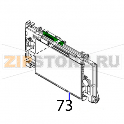 Top display assy Sato CT408LX DT Top display assy Sato CT408LX DTЗапчасть на деталировке под номером: 73Название запчасти на английском языке: Top display assy Sato CT408LX DT.
