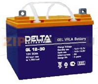 Delta GL 12-30 Гелевый аккумулятор Delta GL 12-30 (характеристики): Напряжение - 12 В; Емкость - 30 Ач; Габариты: 195 мм x 130 мм x 180 мм, Вес: 10,2 кгТехнология аккумулятора: GEL