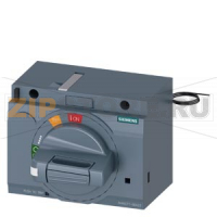 front mounted rotary operator standard with door interlock IEC IP30/40 24V DC lighting kit accessory for: 3VA6 150/250 3VA5 250 Siemens 3VA9277-0EK23