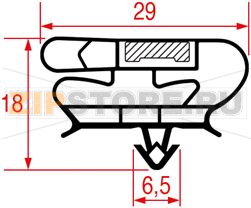 GUARNIZIONE AD INCASTRO 392x269 mm 