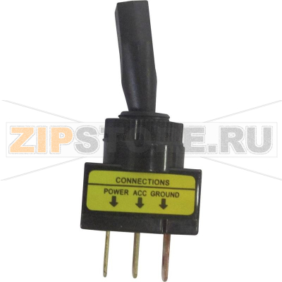 Тумблер автомобильный 12 В/DC, 20 А, 1 x выкл/вкл, красный TRU Components TC-R13-61L 