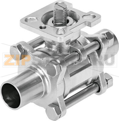 Кран шаровой Festo VZBD-11/4-W3-16-T-2-F0405-V14V14 