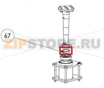 Distanziale Vasca Sigma SL 80  Distanziale Vasca Sigma SL 80Запчасть на сборочном чертеже под номером: 67Название запчасти Sigma на итальянском языке: Distanziale Vasca Sigma SL 80