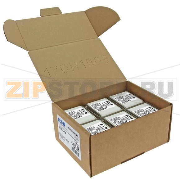 Предохранитель, 800 A, AC 690 В, size 2, 61x77x51 мм, aR, IEC UL, M10 Eaton FUSE 800A 690V 2BN 