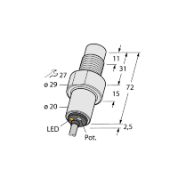 Датчик емкостный Turck BC5-S185-AP4X-0.2-RS4T