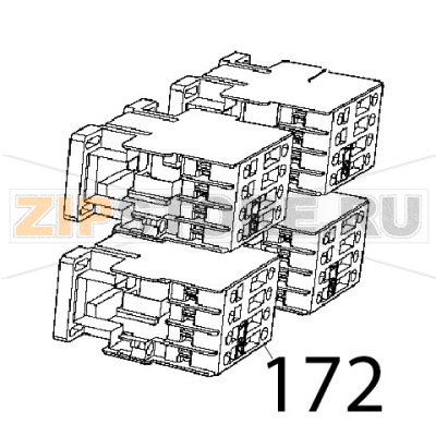 Remote control switch GE 25 A, 230 V Unox XB 895 Remote control switch GE 25 A, 230 V Unox XB 895Запчасть на деталировке под номером: 172