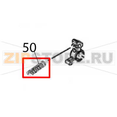 Open cover spring Sato CT408LX TT Open cover spring Sato CT408LX TTЗапчасть на деталировке под номером: 50Название запчасти на английском языке: Open cover spring Sato CT408LX TT.