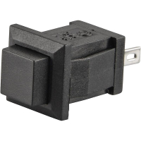 Кнопка 250 В/AC, 0.5 А, 1 x выкл/вкл, без фиксации, 1 шт TRU Components TC-R13-57A-05BK
