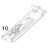 Sensor paper guide (upper) Toshiba TEC B-852-TS22-QQ-R