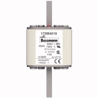 Предохранитель, 800 A, AC 690 В, 200 кА, DIN 1, 53x53x108 мм, aR, DIN, IEC Eaton FUSE 800A 690V