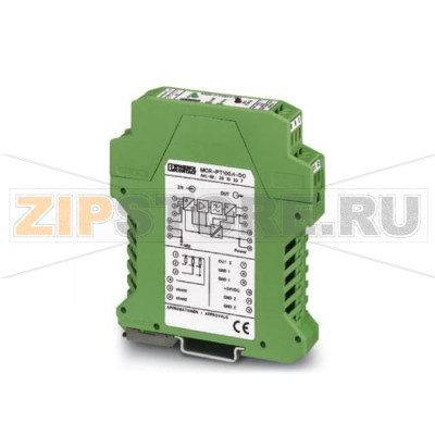 Измерительный преобразователь температуры Pt 100 Phoenix Contact MCR-PT100-U-DC-NC конфигурируется с помощью DIP-переключателя, 2-, 3- или 4-проводная схема подключения выходной сигнал 0.10 В, гальваническая развязка дополнительного питания.Минимальный заказ: 1 шт.Упаковка: 1 шт.