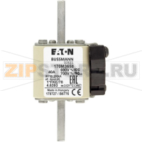 Предохранитель, 40 A, AC 690 В, size 1, 45x45x140 мм, aR, UL, IEC Eaton FUSE 40A 690V 1*FKE/78