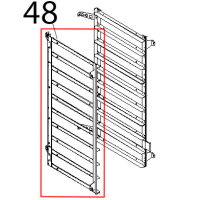 Griglia lat SX inox 10x600x400 Unox XBC 815G