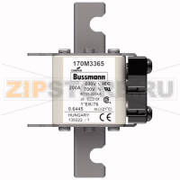 Предохранитель, 200 A, AC 690 В, 200 кА, size 1, 45x59x102 мм, aR, IEC UL Eaton FUSE 200A 690V