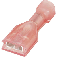 Клемма плоская 4.8 мм, 0.5 мм, 180°, синяя, 1 шт TE Connectivity 3-350816-2
