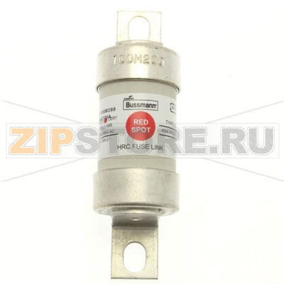Предохранитель, 100 A, AC 660 В, DC 460 В, 80 кА, BS88/A4, 26x110 мм, gM, BS Eaton 100M125 AMP 66 