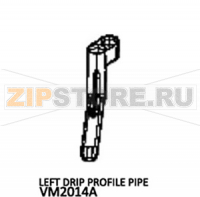 Left drip profile pipe Unox XBC 805E