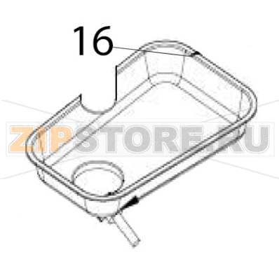 Food tray Hurakan HKN-12SC Food tray Hurakan HKN-12SCЗапчасть на деталировке под номером: 16