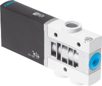 Распределитель с электроуправлением Festo MHE4-MS1H-3/2O-1/4