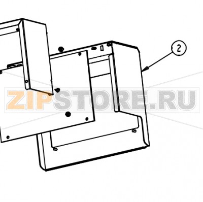 Крышка принтера внешняя Datamax A-6212 RH Крышка принтера внешняя Datamax A-6212 RH (только для праворукого)Запчасть на сборочном чертеже под номером: 2Название запчасти Datamax на английском языке: COVER OUTER RH