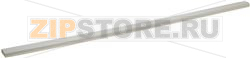 PROFILO DI BATTUTA OVALE BIANCO 1720 mm 