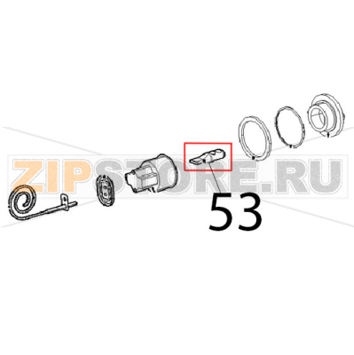 Lampada halopin 25 W Unox XFT 110 Lampada halopin 25 W Unox XFT 110Запчасть на деталировке под номером: 53