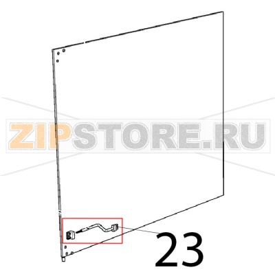 Cavo collegamento potenza control Unox XBC 615EG Cavo collegamento potenza control Unox XBC 615EGЗапчасть на деталировке под номером: 23