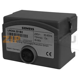 LMO64.301C2 - Автомат горения (жидкотопливный), 1-ступенчатый, QRB / QRC, TSA = 10 с, t3n = 10 с, t8 = 90 с, AC230В Siemens LMO64.301C2 