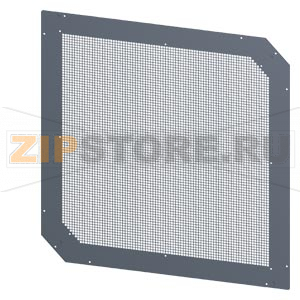 SIVACON, Roof, for corner cabinet with ventilation openings, with Ventilation openings IP40, T: 1000 mm, zinc-plated Siemens 8MF1000-2UE30-0A 