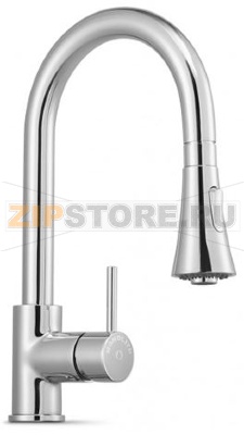 MIXER TAP 1-HOLE 370mm WITH PULL-OUT SHO 