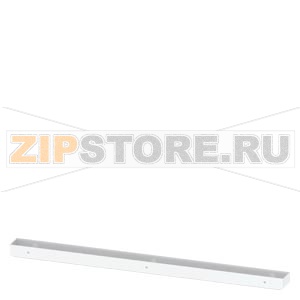 SIVACON, Roof tray rim, for cabinet side IPX1, T: 600 mm, RAL 7035 Siemens 8MF1006-2VB 