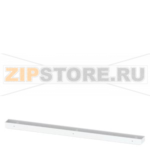 SIVACON, Roof tray rim, for cabinet side IPX1, T: 600 mm, RAL 7035 Siemens 8MF1006-2VB 
