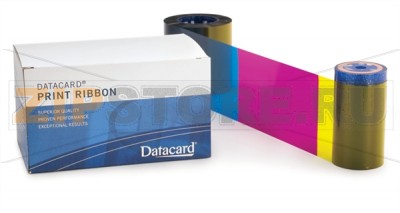 Полноцветная красящая лента YMCK   принтера Datacard SR200/SR306 Datacard SR200/SR300 Полноцветная красящая лента YMCKНормативный ресурс 1000