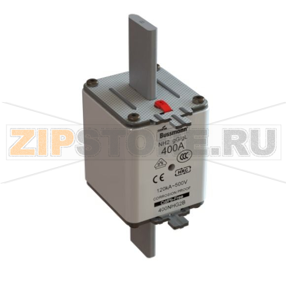 Предохранитель, 425 A, AC 500 В, 120 кА, NH2, gL/gG, IEC Eaton NH FUSE 425A 500V GG/GL SIZE 2 