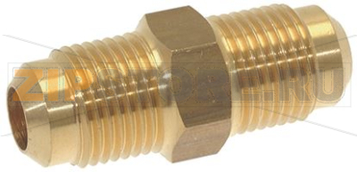 STRAIGHT UNION U2-6 3/8sae MM 