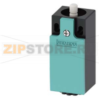 ПОЗИЦИОННЫЙ ВЫКЛЮЧАТЕЛЬ SIRIUS WITH ПЛАСТИКОВЫЙ КОРПУСCABINET TYPE WITHOUT HOLDING PLATE, EN50047, 1X(M20X1.5), 1НО/1НЗSNAP-ACTION КОНТАКТЫ INTEGRATED (НОT EXCHANGEABLE) ССКРУГЛ. ПЛУНЖЕР, DEGREE OF PROTECTION IP40, WITH SELF-SEAL.GROMMET,ENCLOS.BLACK, COV