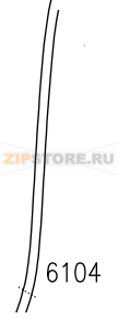 Tubo Gomma 11,5 x 19 Air Water/10 Aristarco TR 1650                        Tubo Gomma 11,5 x 19 Air Water/10 Aristarco TR 1650Запчасть на сборочном чертеже под номером: 6104Название запчасти Aristarco на итальянском языке: Tubo Gomma 11,5 x 19 Air Water/10 Aristarco TR 1650