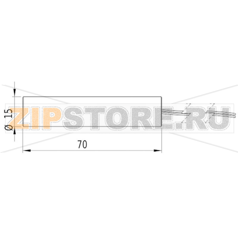 Модуль лазерный, зеленый, 5 МВт Picotronic LD532-5-3(15x70) 