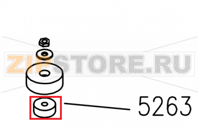 Distanziale Per Rullo Eccentrico Aristarco TR 1650                               Distanziale Per Rullo Eccentrico Aristarco TR 1650Запчасть на сборочном чертеже под номером: 5263Название запчасти Aristarco на итальянском языке: Distanziale Per Rullo Eccentrico Aristarco TR 1650