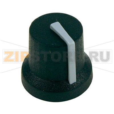 Ручка поворотная, ось D, черная, диаметр оси: 6 мм, K87MBR Cliff CL170844BR 