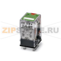 Вставное промышленное реле с силовыми контактами Phoenix Contact REL-IR/L-230AC/2X21