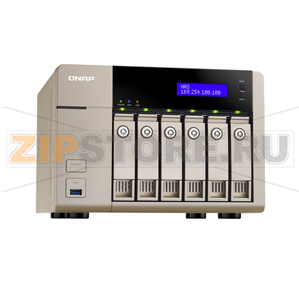 Накопитель сетевой QNAP TVS-663 
