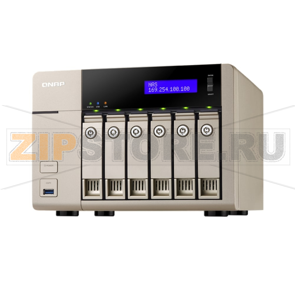 Накопитель сетевой QNAP TVS-663 