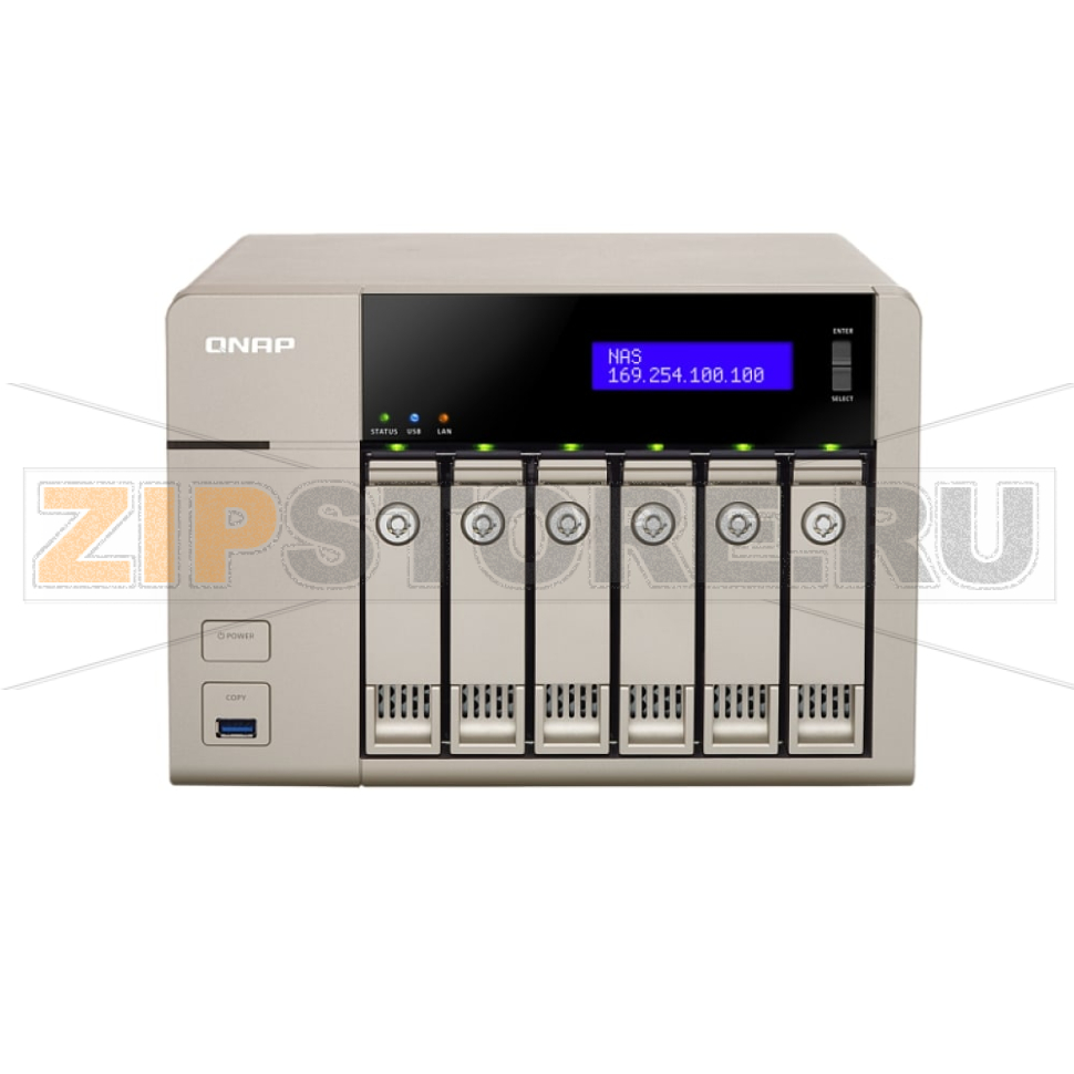 Накопитель сетевой QNAP TVS-663 
