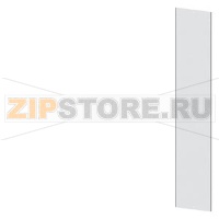 SIVACON, side panel / rear panel, Closed, IP40, H: 2200 mm, W: 400 mm, RAL 7035 Siemens 8MF1240-2UW60-1C