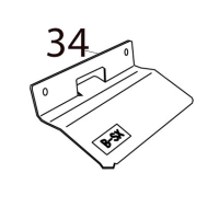 Cutter paper guide C Toshiba TEC SP40II
