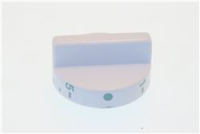 THERMOSTAT KNOB (CENTRE POST)   WHITE/GR