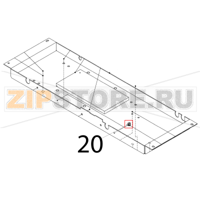 Clamp Hoshizaki IM-65NE-25 Clamp Hoshizaki IM-65NE-25Запчасть на деталировке под номером: 20