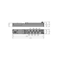 Модуль ввода/вывода для Modbus TCP Turck SENL-0404D-0003