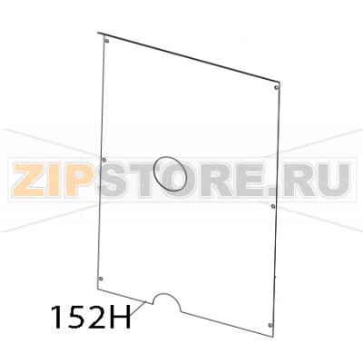Rear medium cover Sigma SPZ 120 Rear medium cover Sigma SPZ 120Запчасть на деталировке под номером: 152H